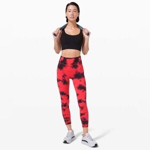 Lululemon Invigorate High-Rise Tight 25" *Wash
Tie Dye Carnation Red Black